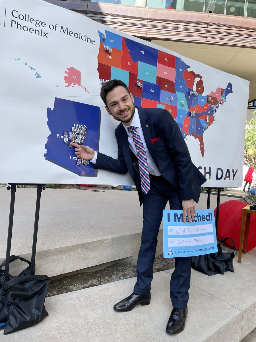 I matched into Internal Medicine at the University of Arizona College of Medicine - Phoenix!!! <a href="/uazmedphx/">UAZ Medicine - Phoenix</a> #Match2023