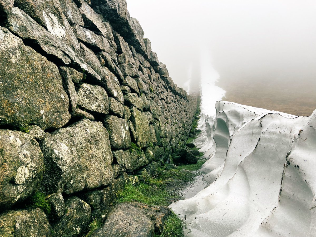 Remnants… #MountainRunning #MourneWall #MourneMountains