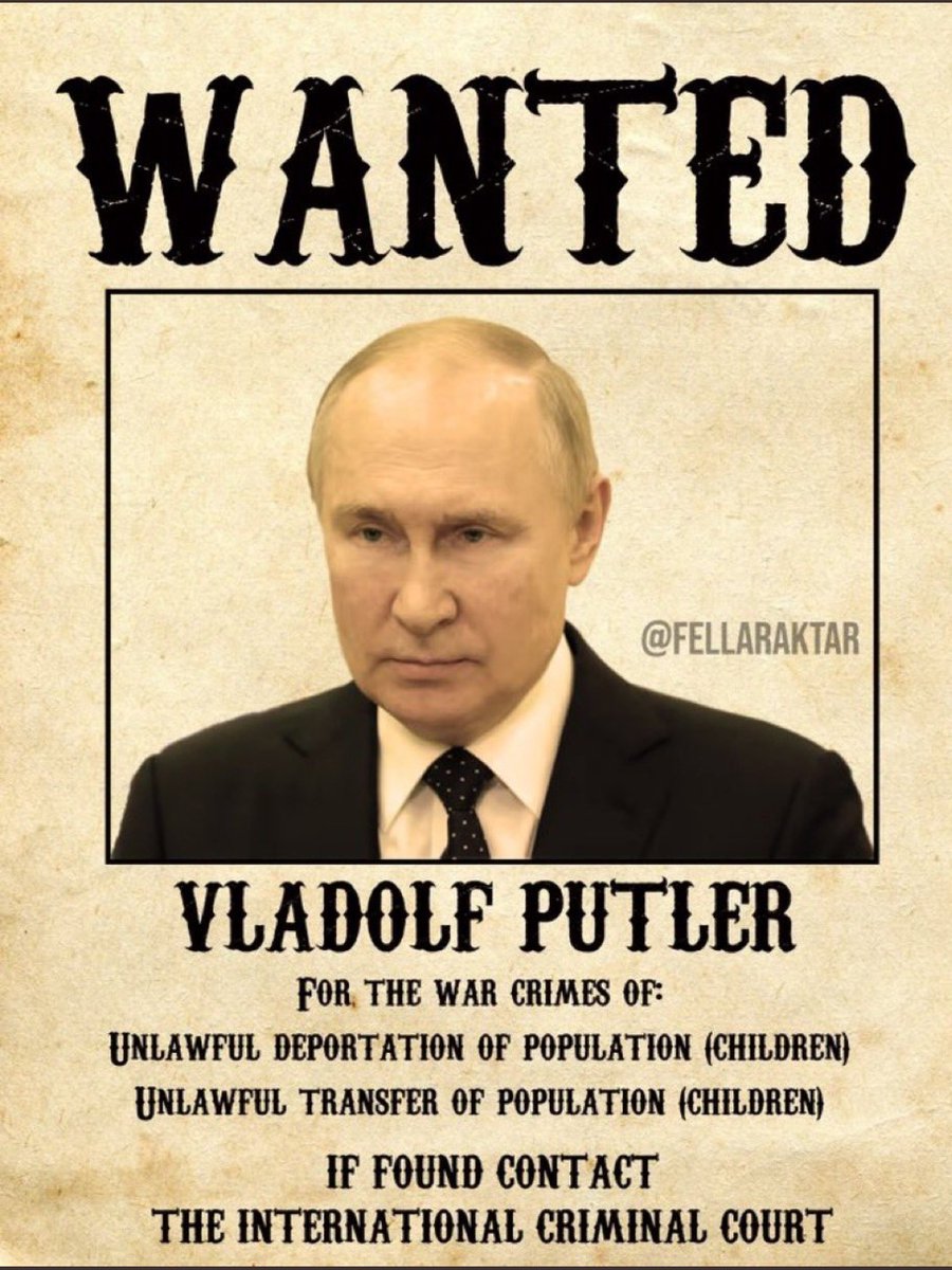 1FoxtrotCharlie's tweet photo. @Herzeg11 #PedoPutinWarCriminal
#LockHimUp
#LockPutinUp https://t.co/gelVPW0IOB