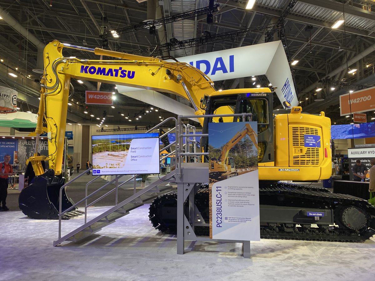 komatsuconstrna's tweet image. Only one more day left at #CONEXPOCONAGG! If you stopped by our booth, what were you the most excited to see? #conexpo2023