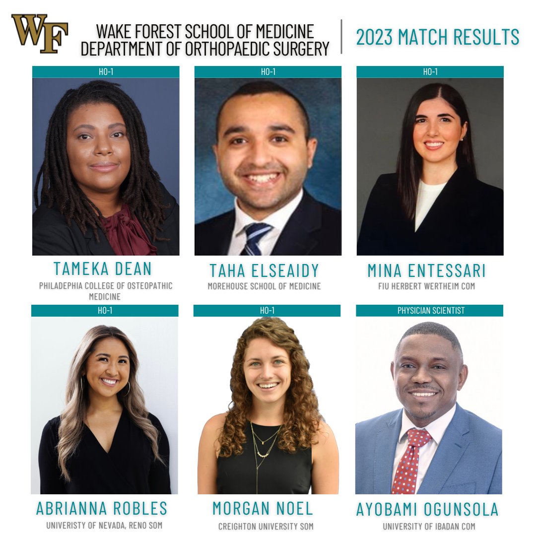 Wake Forest Orthopaedic Surgery Residency tweet media