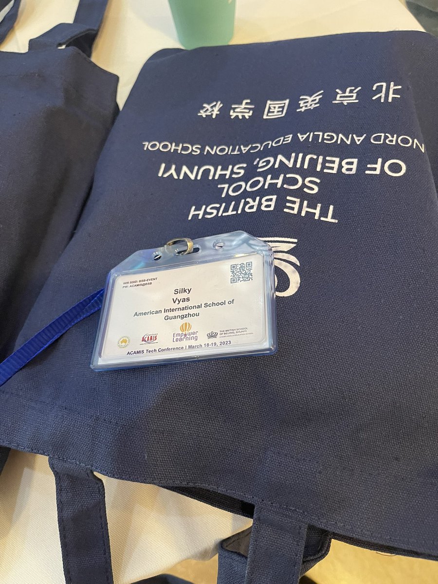 silkjay's tweet image. Excited to attend the ACAMIS Technology Conference 2023 Beijing!!Looking forward to loads of learning @AISGZ @j_smigel #Acamistech @watnunu @AmitaTPatel