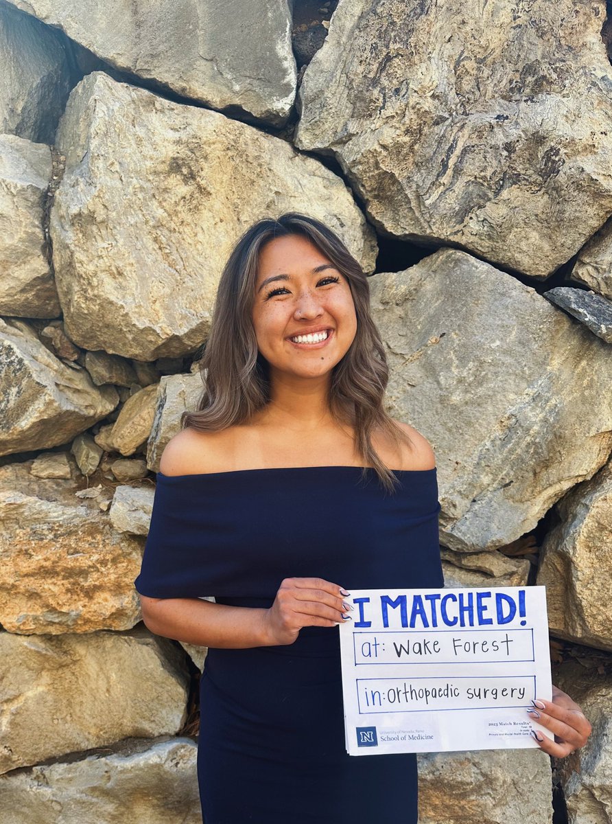 Abrianna Robles (@abriannarobles) on Twitter photo can’t wait to join the <a href="/WakeOrthoRes/">Wake Forest Orthopaedic Surgery Residency</a> team 🤩😭🥹 feeling incredible gratitude today. thank you <a href="/nth_dim/">Nth Dimensions</a> <a href="/OrthochickMD/">Letitia Bradford, MD, FAAOS, FACS</a> @DrMarecek and so so many more for helping me get here. big thanks to my fam & friends 🥹🫶🏽 looking forward to an amazing 5 years with my new class 🦴♥️🛠️ can’t wait to join the <a href="/WakeOrthoRes/">Wake Forest Orthopaedic Surgery Residency</a> team 🤩😭🥹 feeling incredible gratitude today. thank you <a href="/nth_dim/">Nth Dimensions</a> <a href="/OrthochickMD/">Letitia Bradford, MD, FAAOS, FACS</a> @DrMarecek and so so many more for helping me get here. big thanks to my fam & friends 🥹🫶🏽 looking forward to an amazing 5 years with my new class 🦴♥️🛠️
