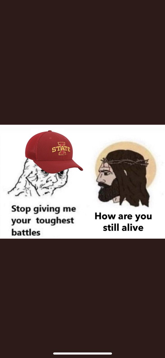 AustinStaudt's tweet photo. @calebhageman25 Cyclone fans everywhere https://t.co/UYjBBfdk0J
