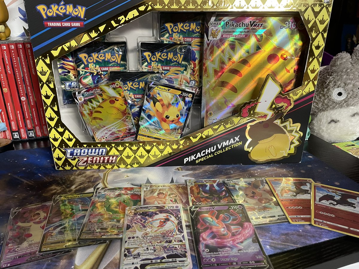 Siezaboo's tweet photo. It’s giveaway time! Check out my latest video on YouTube! Make sure you subscribe to my YouTube channel for you chance to win some Pokémon Trading Cards! https://t.co/fB6neZvSCF #pokemon #pokemontcg #pokemoncards #CrownZenith #giveaway https://t.co/39vDWe0z0w