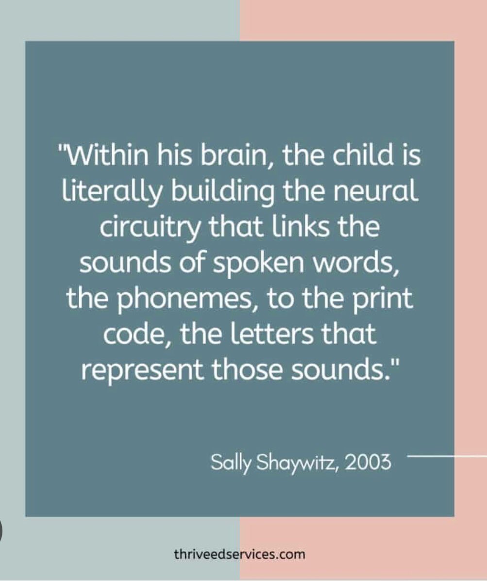 Another great reason to start phonics instruction early.👇🏼 #SallyShaywitz