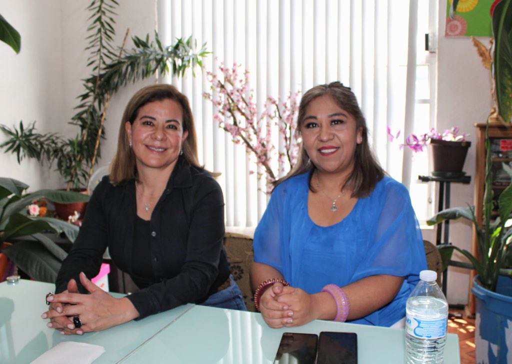 Infoem's tweet photo. Las Comisionadas @RosarioMejiaAya y @GuadalupeRmrz, en representación del Infoem, sostuvieron una reunión de trabajo para tratar diversos asuntos orientados a la promoción, protección  y respeto de los derechos fundamentales, con las representantes de la #OICDH y el #CIRSS. https://t.co/HhGfagVj6u