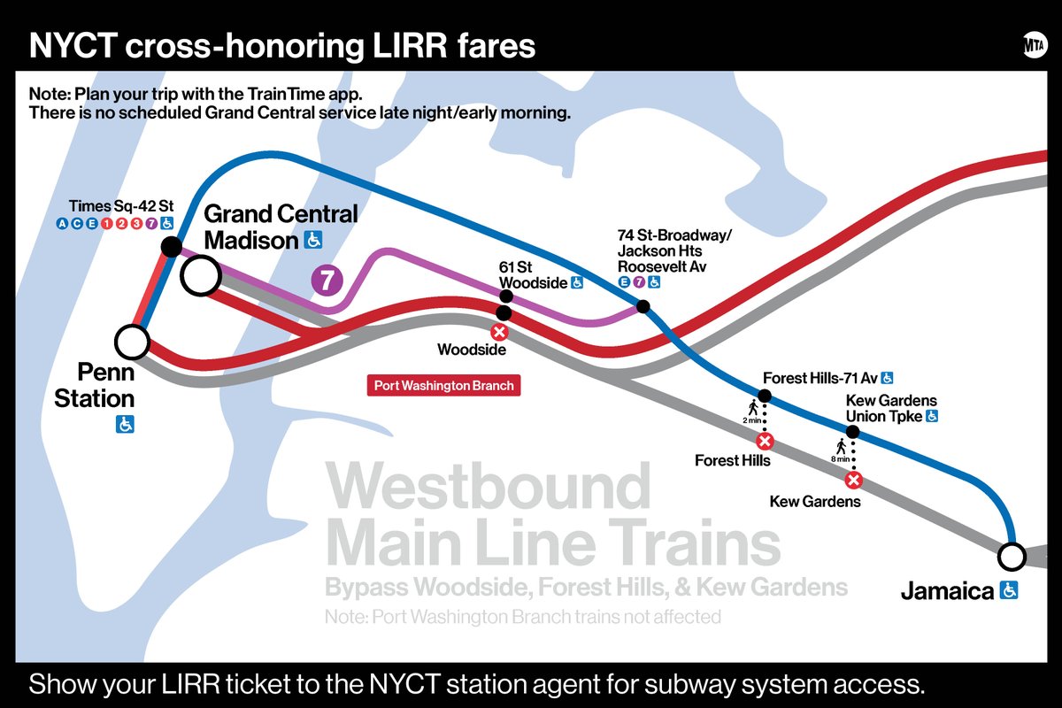 LIRR on Twitter "10PM tonight to 5AM Monday, westbound Main Line