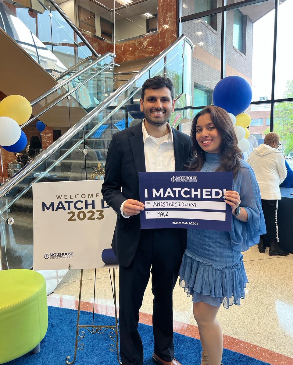 shriya_tanti's tweet photo. Super excited to have my matched my top choice for residency at @YAnesthesiology! Thankful to have the opportunity to continue my training near my favorite radiology resident 💙 @shuklaneal0 https://t.co/JLSQdhNlSG