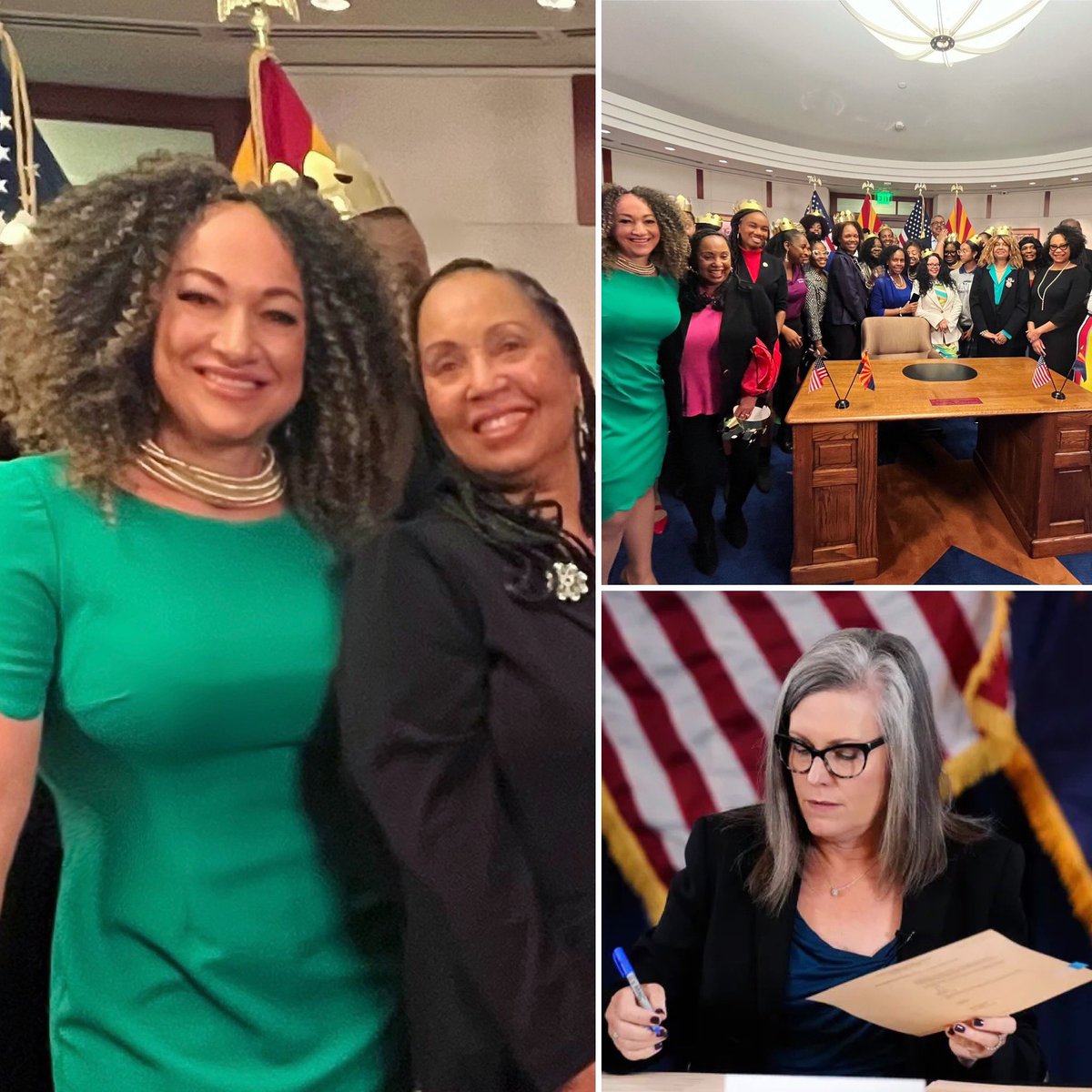 Today, AZ Gov Hobbs signed The CROWN Act. Great job, Arizona, AAMSAZ, & everyone who has fought to get this passed. CROWN stands for Creating a Respectful and Open World for Natural hair. This legislation seeks to end centuries of hair discrimination across the U.S. #CROWNAct