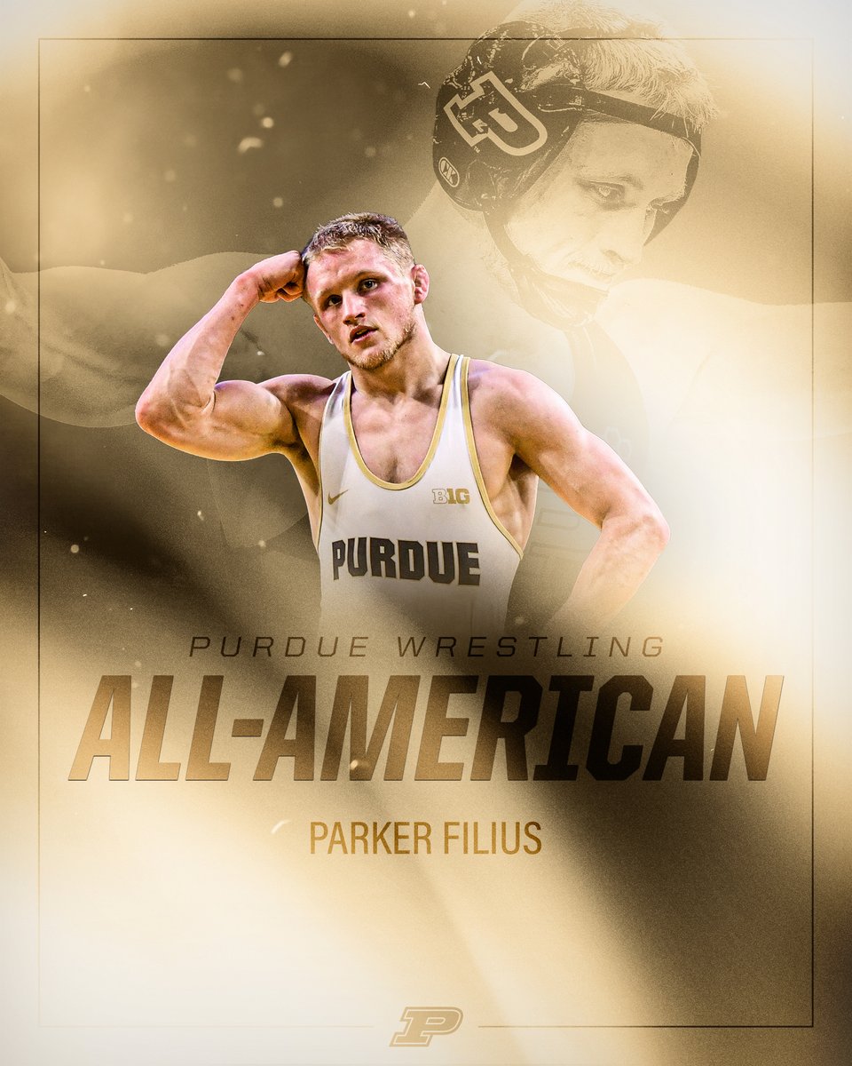 PARKER FILIUS IS AN ALL-AMERICAN

The sixth-year senior saved his best wrestling for last and earns his first podium finish in his final season!! 

#BoilerUp🚂 | #AlwaysAggressive