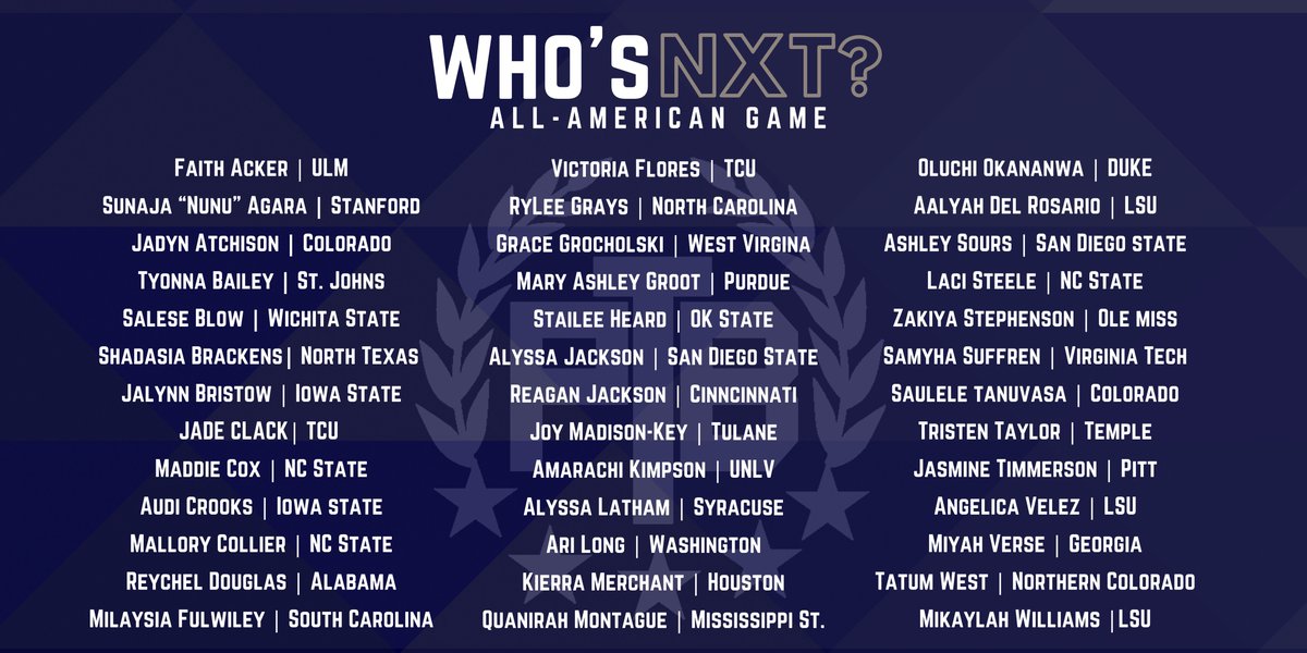 WELCOME TO THE THE LONE STAR STATE🤠
2023 Roster Reveal 👀 Tag your fave All Americans!