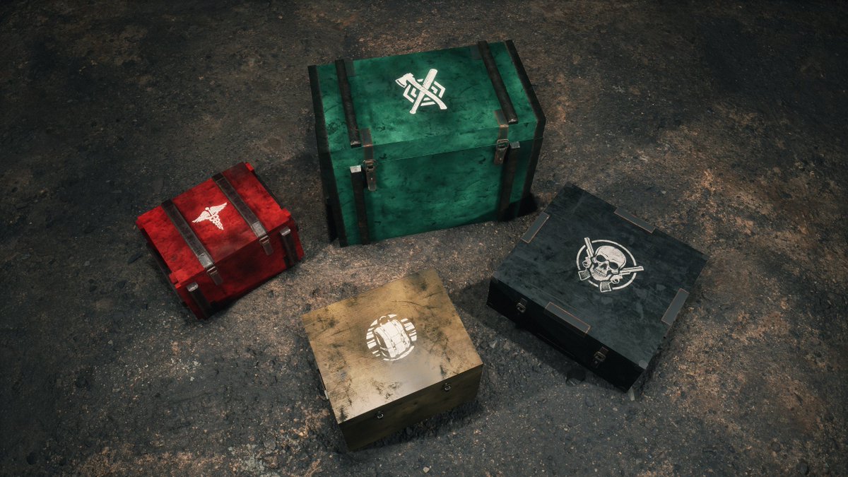 Hey, its #screenshotsaturday 
We are excited to share  with you loot crates that we were working on!
There are specific  crates for  weapons, first aid and backpack.

#indiegames #indiegame #gamedev #indiedev #game #gaming #letsplay #games #indie #videogame #videogamedev