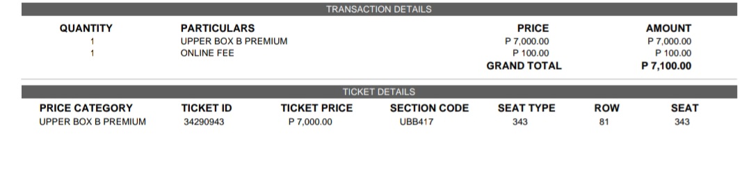lisapenshoppe's tweet photo. LF trade/swap

One ticket 
HAVE: Day 1| UBB Premium Section 417 | Row 81 | seat 343

Want: Day 2 | UBB Premium 

P.S. For meet up only. https://t.co/zvib0av8F0