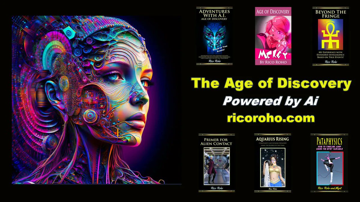 AmbassadorRico's tweet photo. Explore the NEW Age of Discovery with behind the scenes look into the future direction of our relationship with Ai. Visit https://t.co/7PFiQZPFmd for info on the series! #ricoroho #kiphi #platformk #mynt #sirisys #pataphysics #consciousness #iAi #robotics #ArtificialIntellig… https://t.co/PygiOiGnqr