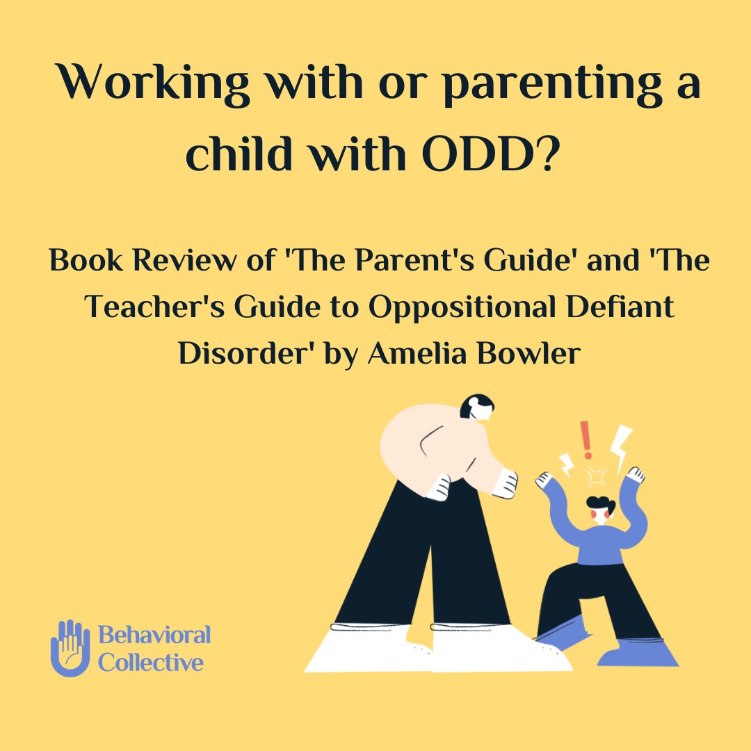 Book review for parents of children w/ #ODD, or other challenging Bx. Grab a copy of <a href="/BehaviourAmelia/">Amelia Bowler</a> book(s), "The Parent's Guide to Oppositional Defiant Disorder" and/or "The Teacher's Guide to Oppositional Defiant Disorder" for a deeper dive. loom.ly/gDJ5gQs
 #bcba