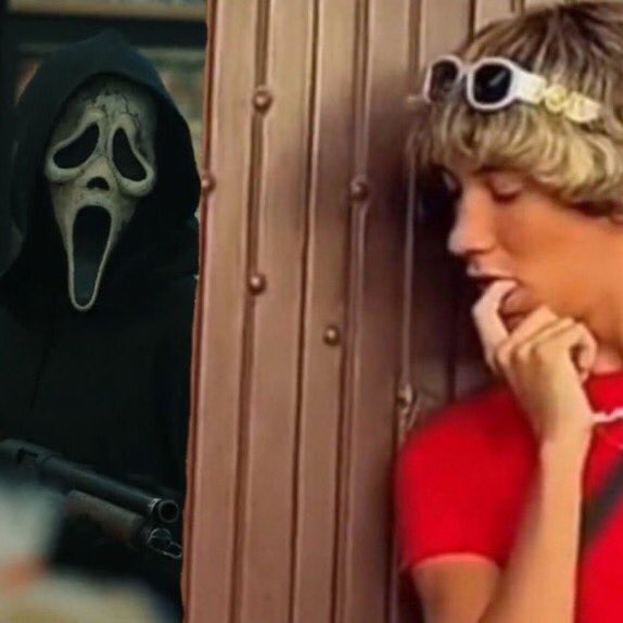 foIkscream's tweet image. ghostfaces ofendendo 30 minorias em poucos segundos nos filmes de scream, a thread: