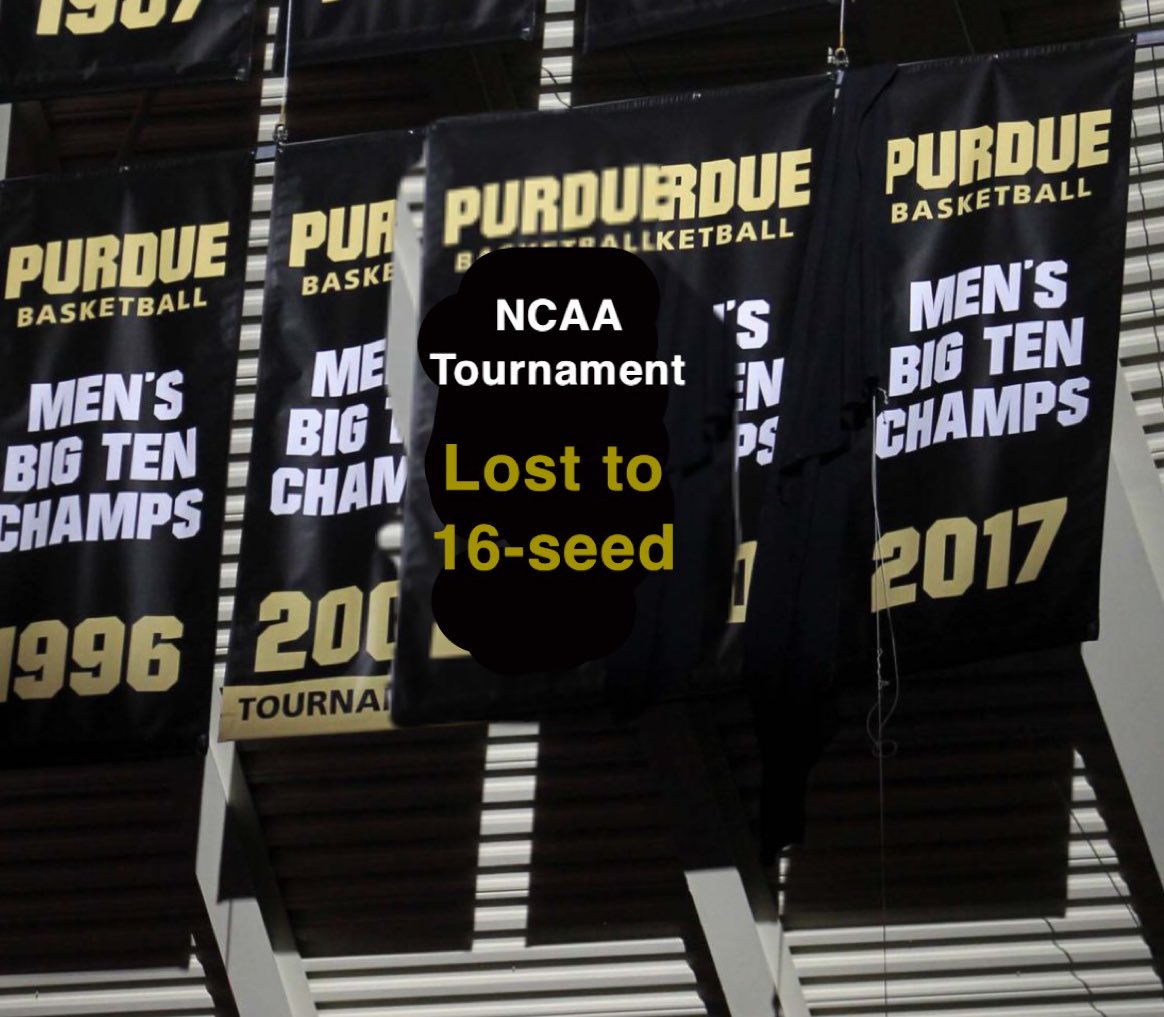 Pretty cool that Purdue is able to get another banner though