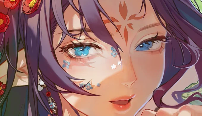 a little  my OC's eyes over the years  