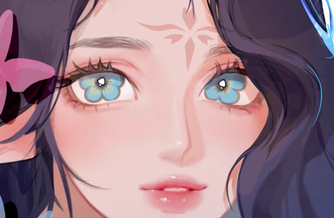 a little  my OC's eyes over the years  