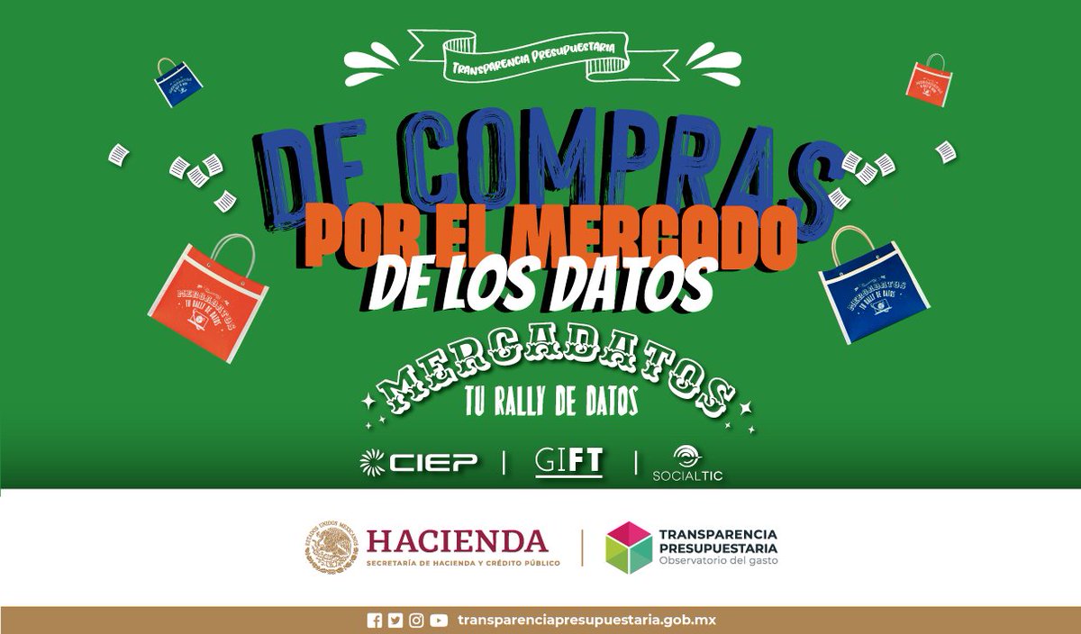 TPresupuestaria's tweet image. ⚡️¡Atención! ⚡️
Últimos días para concluir el 🛍️Reto 1. De compras por el mercado de los datos 🔓 de #Mercadatos: tu rally de datos.
⌛️Fecha límite: Domingo 19 de marzo
No olvides utilizar los hashtags #RallyMX + #ExploraDatosMX 
¡Pásele, pásele! bit.ly/RallyMX23