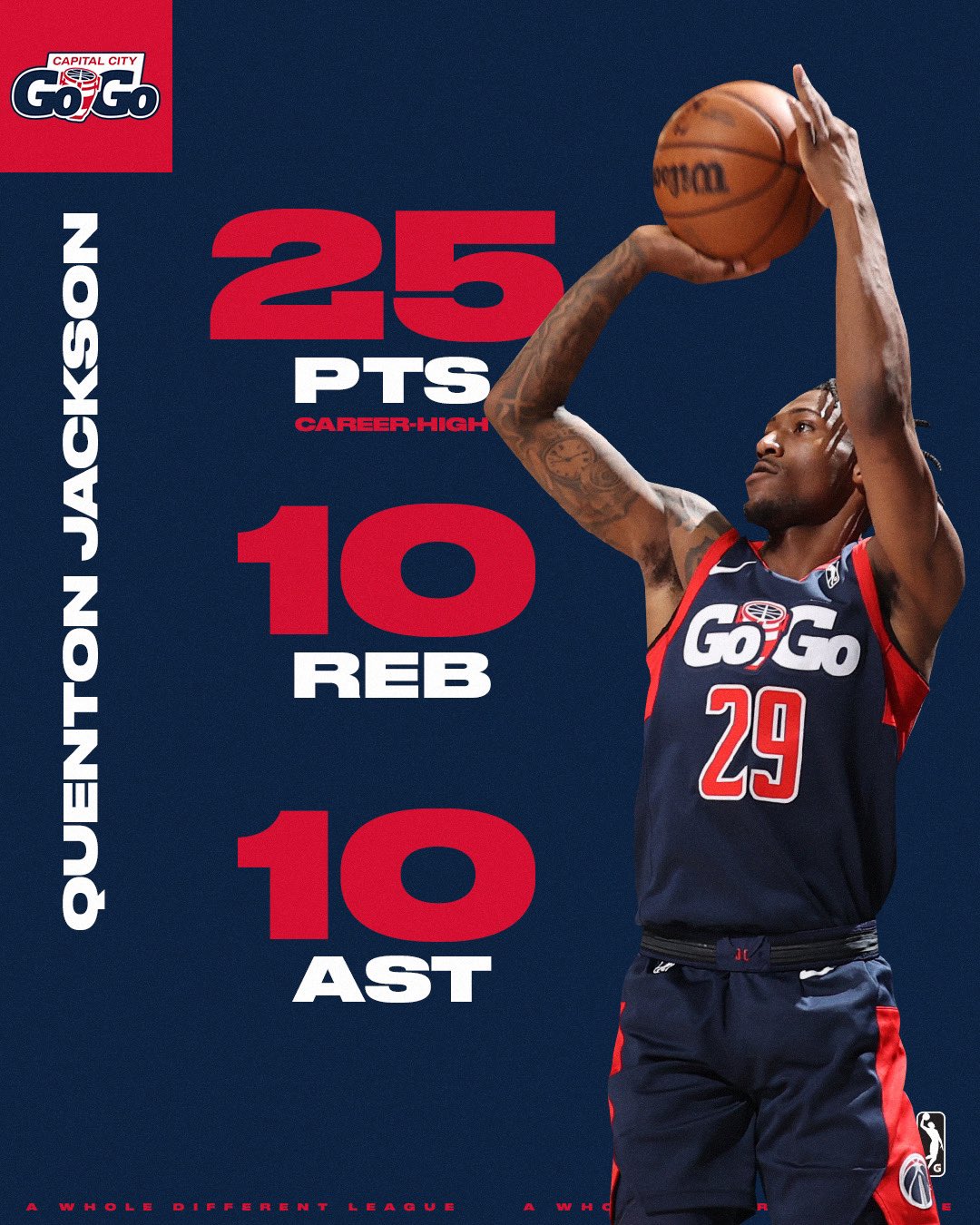 NBA G League on Twitter "BIG NIGHT 🔥 for Quenton Jackson! He went off