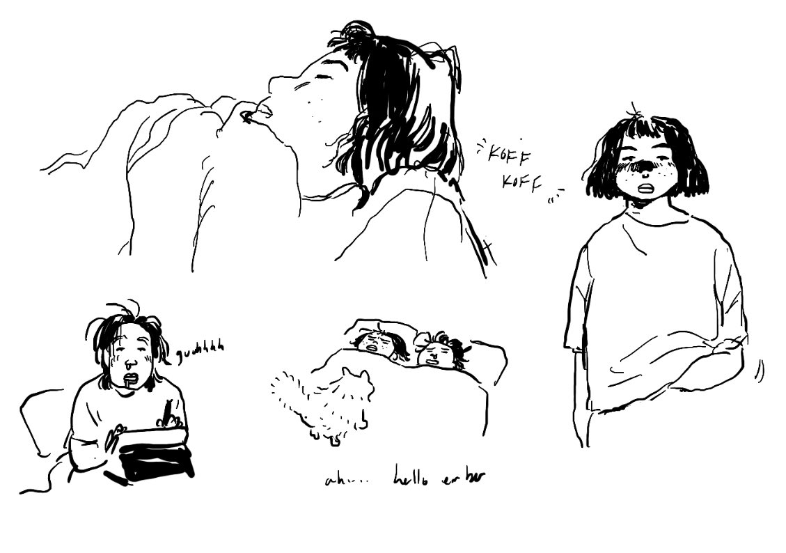 shared to priv but might as well share here too... im sick + porco rosso studies 