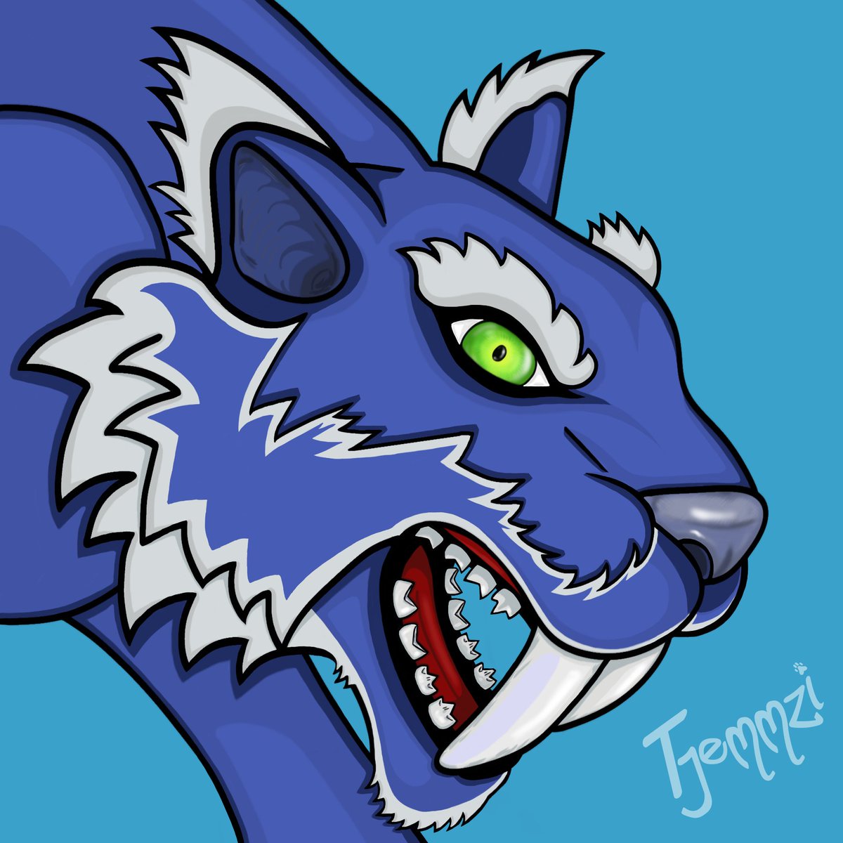 Tjemmzi's tweet photo. My first drawing completely created on my new tablet. @Warcraft #fanart drawn mostly on stream #twitchstreamer 🐾 https://t.co/2p88ZitUlv