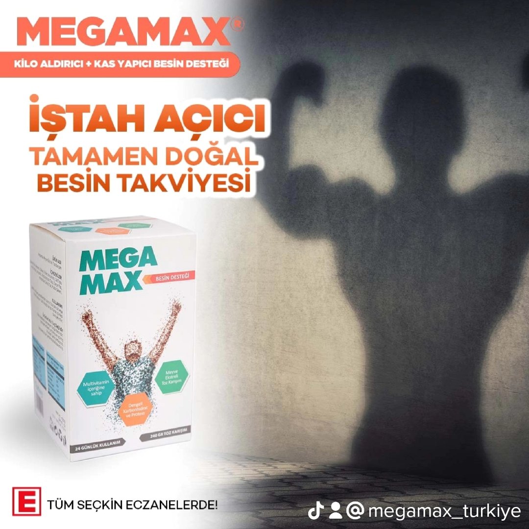 Megamax 8 yılda binlerce memnun müşteri sonuç odaklı iştah açar kilo aldırır kilolarınızı kasa çevirmenize yardımcı olur günlük kalori ihtiyacınızın tamamını  güçlendirilmiş formülü ile sizler için hazır ya siz hazırmısınız?
#megamax#kiloal#kasyap#vegan#doğal#sendebaşla#