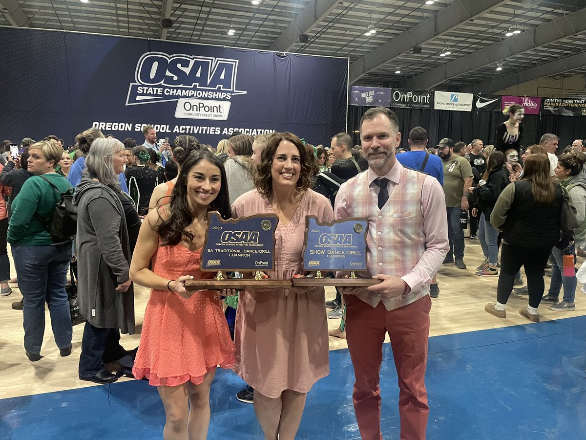 Congratulations to our <a href="/OSAASports/">OSAA</a> State Champion <a href="/canbydance/">CanbyDanceTeam</a> !!! State champions in BOTH show and traditional categories!! #CanbyProud #RollCougs