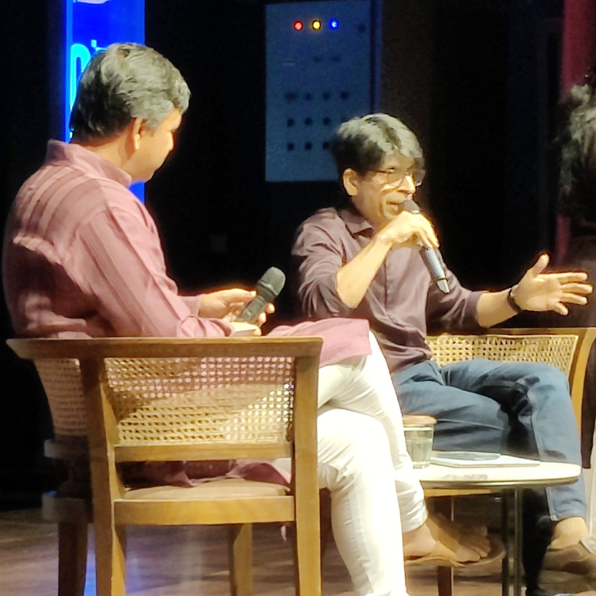 #NowHappening <a href="/pramodkvarma/">Pramod Varma</a> and <a href="/matthan/">Rahul Matthan</a> in conversation at #ODRForum2023