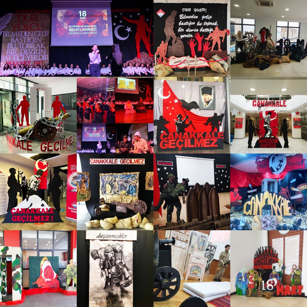ilkay_tandogan's tweet photo. Cumhuriyetimizin kurucusu, Anafartalar kahramanı Gazi Mustafa Kemal Atatürk başta olmak üzere Çanakkale'nin ve istiklal mücadelesinin bütün kahramanlarını şükran ve minnetle anıyoruz. 
Çanakkale destanını, eserleri ile yaşatan Görsel Sanatlar Öğretmenlerimize teşekkür ederiz❤️ https://t.co/XhBatp2lE1