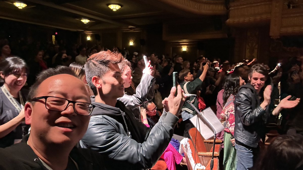 originalspin's tweet photo. @JoyRideMovie @adeleBlim @teresahsiao @cherrycheva @shrrycola @asabrinawu @ashleyparklady @Sethrogen JOY RIDE got a standing ovation https://t.co/idCna69Ri8