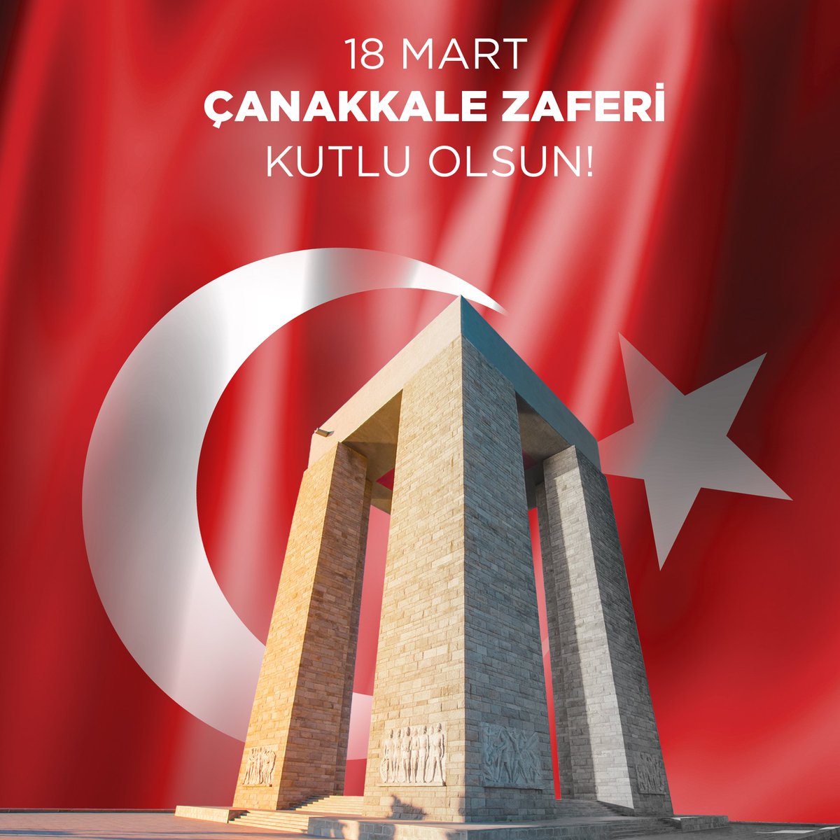Başta Ulu Önder Mustafa Kemal Atatürk olmak üzere Çanakkale Zaferi’nin kahramanlarını sevgi, saygı ve minnet ile anıyoruz! #18MartÇanakkaleZaferi