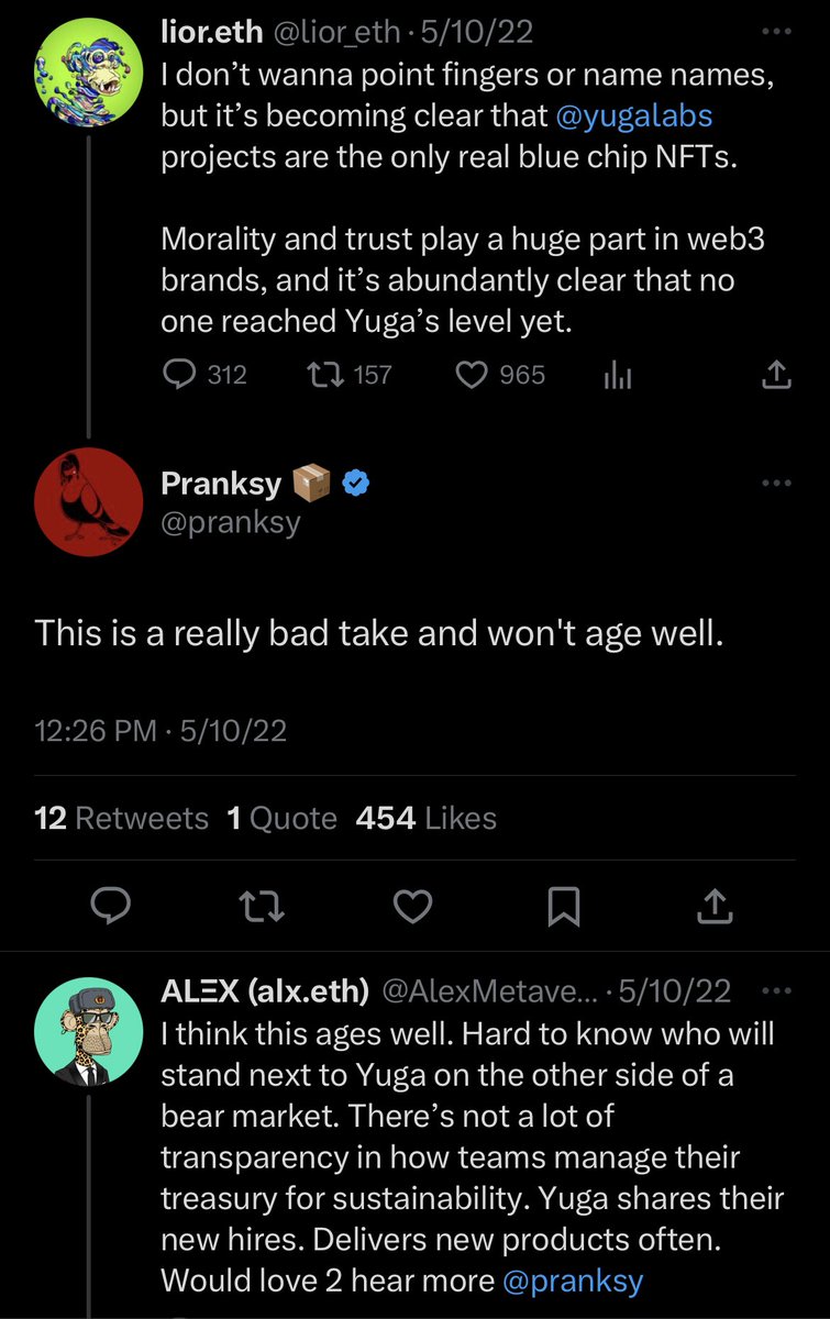 It’s not being a paychic. It’s haven’t been through the ICO craze of 2017 and knowing what it takes to build a thriving business. You need more than just a community manager / shot poster on your team.