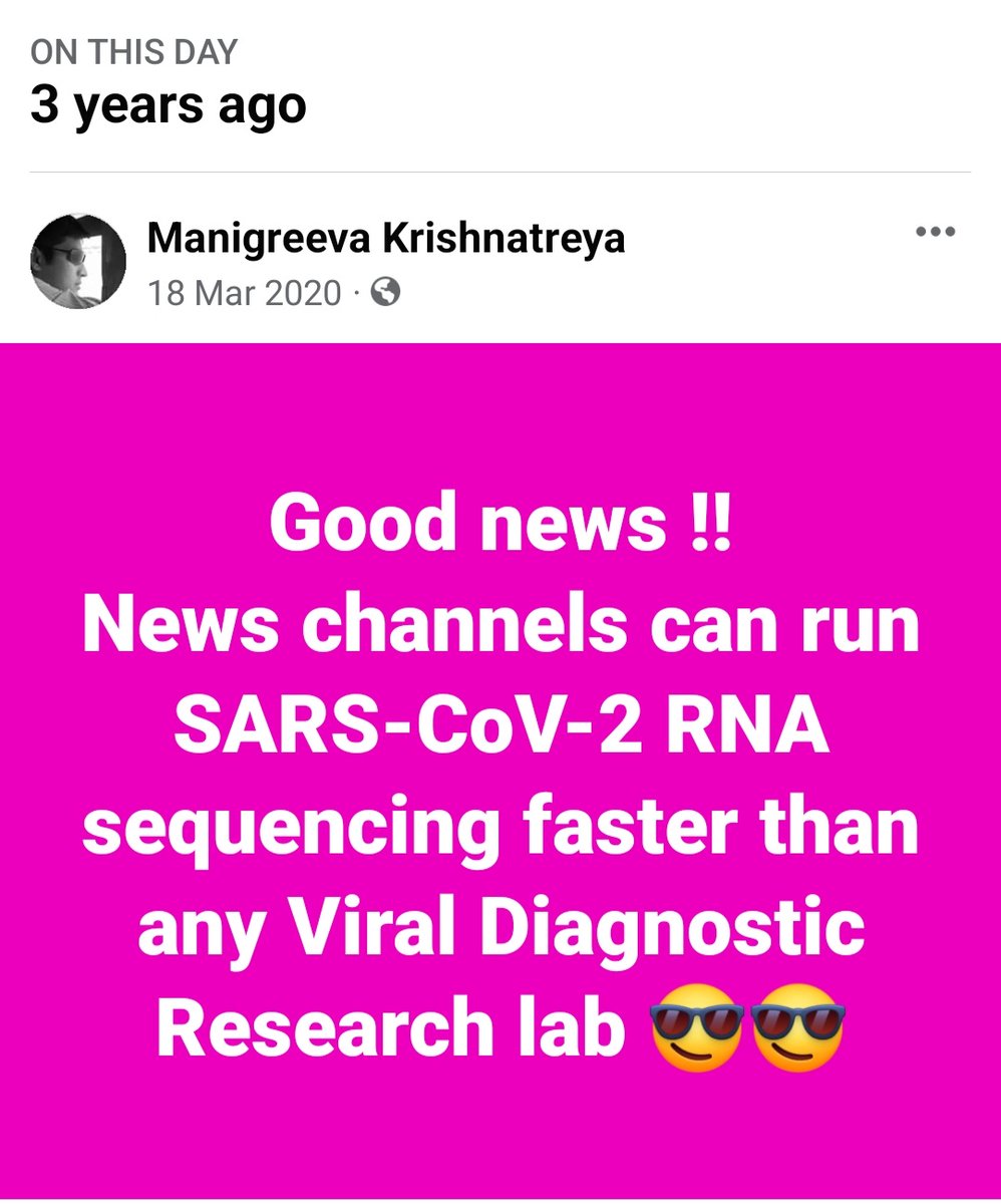 manigreeva's tweet image. On This Day, 3 years ago ! My @facebook memories. In hindsight, this fear mongering by news channels hugely contributed to what I believe was the greatest collective cognitive dissonance, that resulted in lockdown. #LockdownTrivia #lockdownfiles