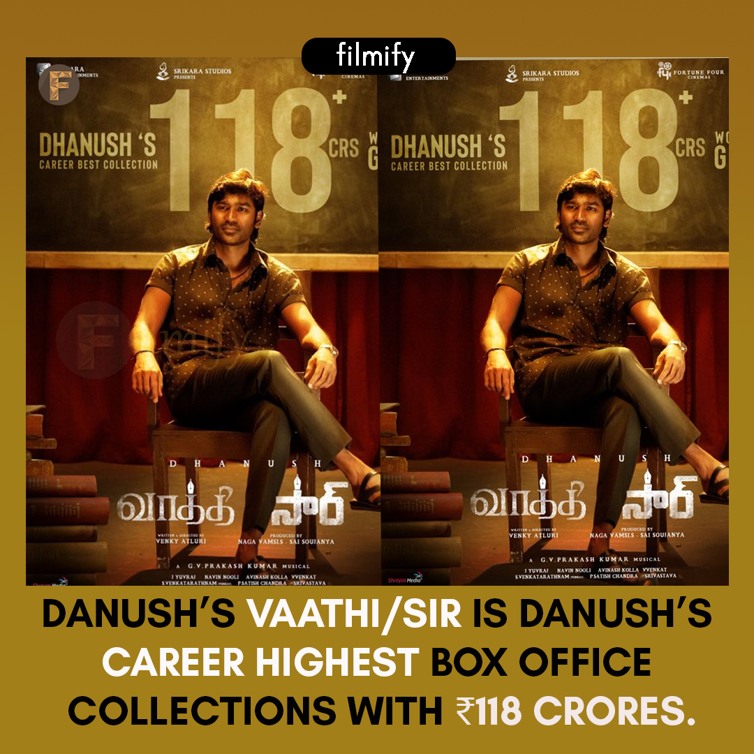 BigtvCinema's tweet photo. Another milestone in this actor's career🔥
.
#danush #Vaathi #VaathiOnNetflix #SIRMovie #SirOnNetflix #Samyukthamenon #Salaar #vaathireview https://t.co/qcUx3uKGAN