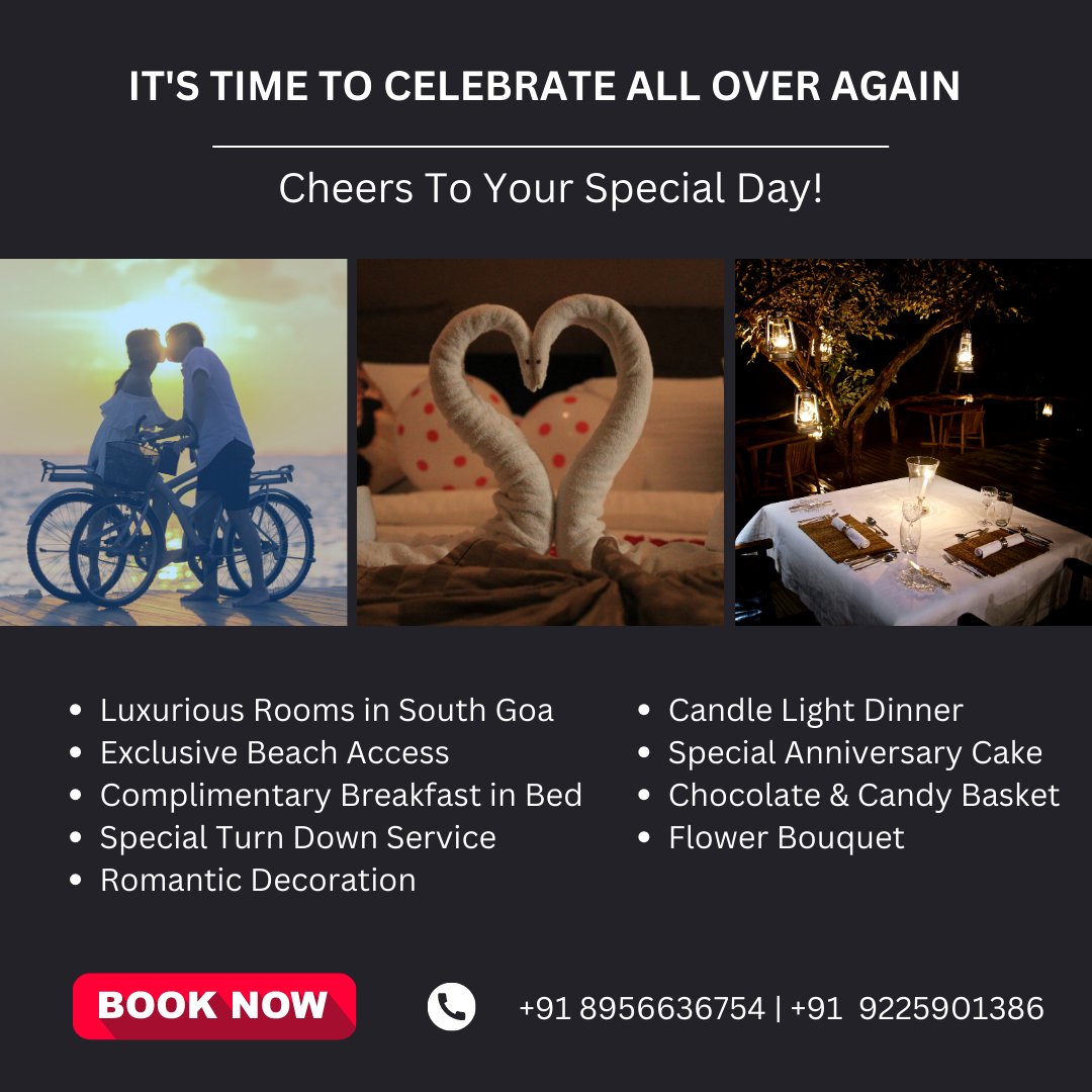 GoaCelebrations's tweet photo. The best thing to hold onto in life is each other. 

Come &amp; enjoy your special day in our stunning settings.

Contact Us: +91 9552575481 | +91 8956636754
#goa #southgoabeach #anniversarycelebration #anniversaryplanner #celebrationingoa #onemoreyear #candlelightdinner https://t.co/Y7R6STvjts