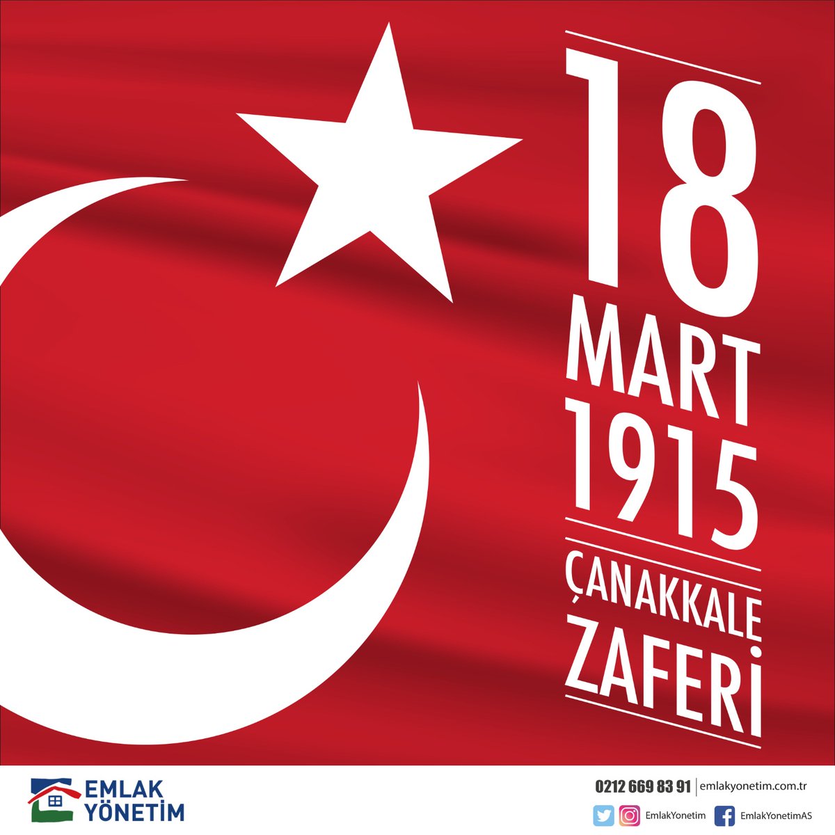 #18MartÇanakkaleZaferi’nin 108. yıl dönümünü büyük bir gururla idrak ediyor, Çanakkale destanının tüm kahramanlarını bir kez daha hürmetle yad ediyoruz.