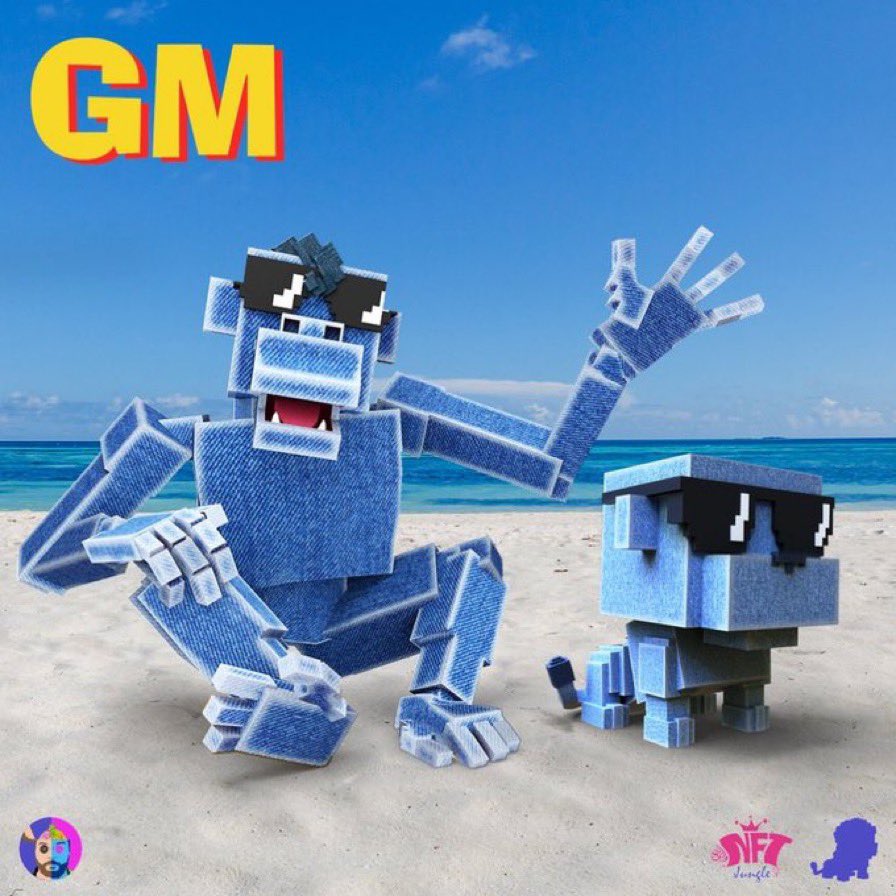 GM 🦍🦁🦍 GM 

Have a Roarsome weekend ahead😎💜