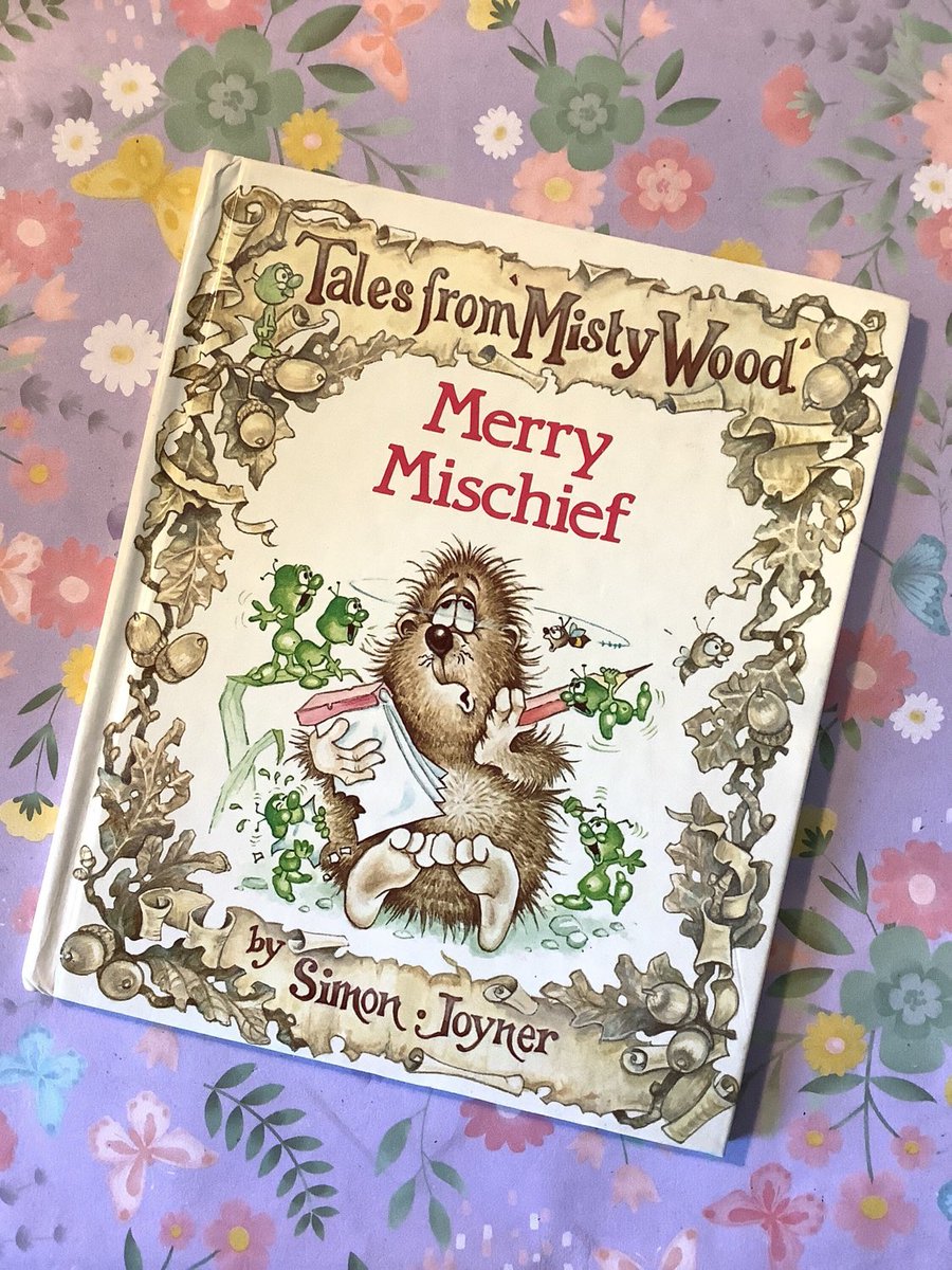 WatsonsVintage's tweet photo. An ADORABLE #retro #BookGift in my #etsy shop: RARE #Vintage #1985 'Tales From Misty Wood - Merry Mischief'' Hardback Book By #SimonJoyner -A Book To Share and Treasure #HedgehogLoverGift https://t.co/Upon9Nes1c #MistyWood #MerryMischief #ChildrensBook #PictureBook #FunGift https://t.co/8CdDWZe7rU