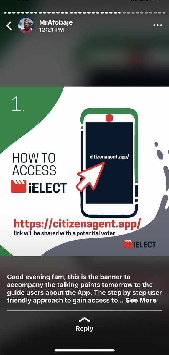 temmy_oluminde's tweet photo. Get involved in the electioneering process, monitor and upload results from your polling units. Get on the #iELECT platform
https://t.co/ih69LOMaNL https://t.co/RQfGs0x61R