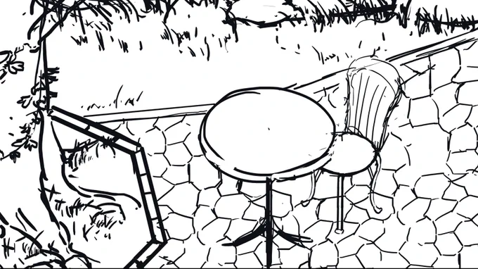 落書き!
 #背景 #イラスト 
