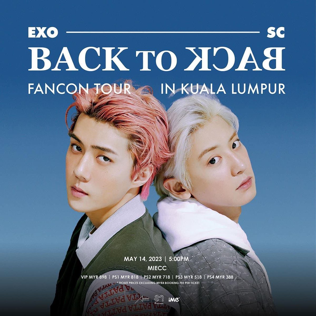 EXOUnionMY's tweet photo. EXO-SC BACK TO BACK FANCON TOUR IN KUALA LUMPUR

General Sale - 20 March 2023 (Monday, 12PM)
Ticketing Website - https://t.co/Yg92zhCnLr

#EXOSC #BACKTOBACK_IN_KL https://t.co/djaIcA6flZ
