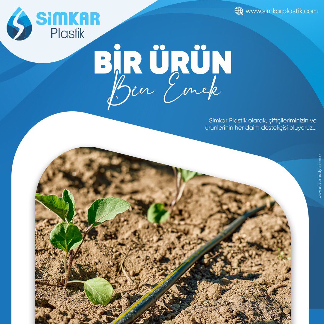 simkarplastik's tweet photo. #yağmurlama #simkarplastik #damlama #tarımsalsulama #damlasulama #sulama #çiftçi #2023hibe #kalkınmavehibedestekleri #hibedestek #sulamadestek #tarım #çiftçi #tarımsaldestek #tarımsalhibe #tarımaletleri #octomedya https://t.co/dh7OWkSxSb
