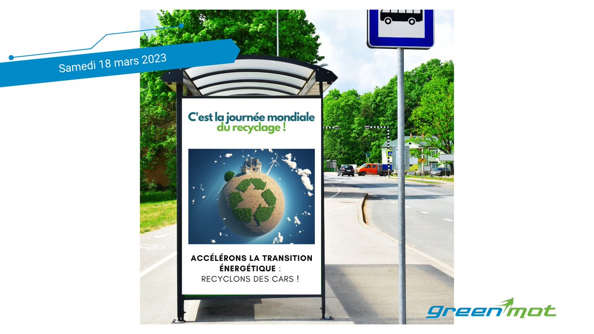 🎉18 Mars - Journée Internationale du #recyclage ♻️ Le recyclage est un élément clé de l'économie circulaire contribuant à protéger nos ressources naturelles. Le #rétrofit fait partie des solutions qui permettent de recycler aussi bien les véhicules que les pièces remplacées 🚌🌍