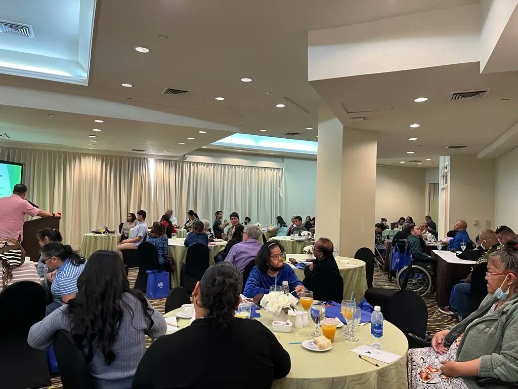 guamddcouncil's tweet photo. As part of Developmental Disabilities Awareness Month, @guamddcouncil, along with Guam Legal Services Corporation-Disability Law Center and Guam CEDDERS, held a conference at the Hilton Guam Resort in Tumon on March 17 &amp; 18. https://t.co/KEJxfzilT6