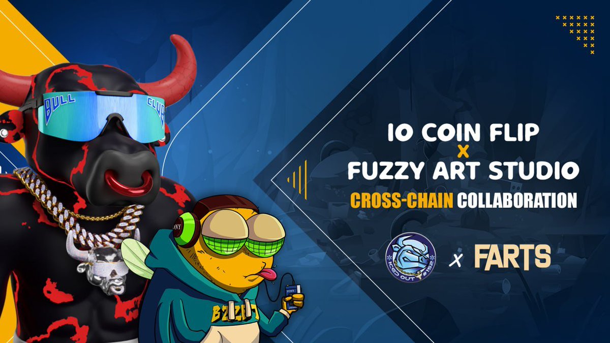 FuzzyFliesSTARS's tweet photo. 🧊🧊MORE ICELISTTTTT!!!🧊🧊

🪰 FUZZY ART STUDIO X ICED OUT COIN FLIP 🐂

10x ICELIST raffles!

To participate:
✅ Like and RT
✅ Follow @FuzzyFliesSTARS  and @IcedOutBulls
✅ Join our Discord to participate

Winners announced in 24 Hours! https://t.co/WFa346U3uS