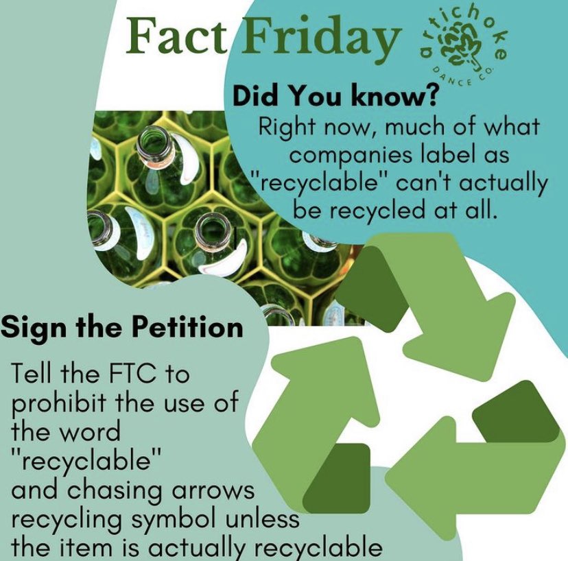 Take action to stop companies from falsely advertising their products as recyclable. A functional recycling system is vital to helping fix our country’s plastic pollution crisis. Check out our Insta post to learn more! #timeforchange #ecoactivism
