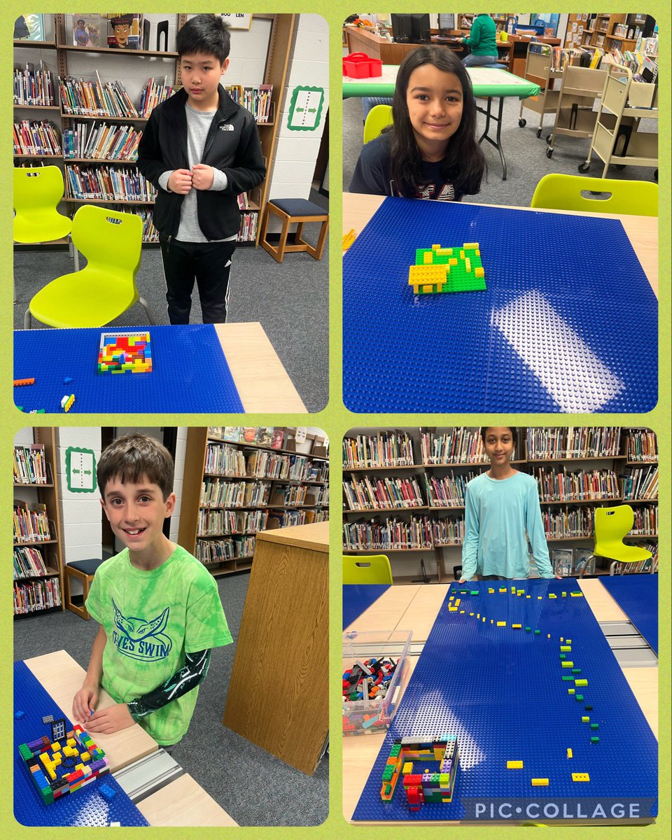 dolvinmc's tweet photo. Makerspace fun in the Media Center! Students made Leprechaun Traps with Legos, they are so creative!🍀@DolvinES @culbertsonj17 https://t.co/TiGuZ9qeF8